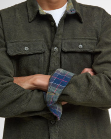Camicia Baystone a maniche lunghe dalla vestibilità comoda Olive