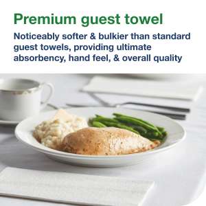 Tork, LinStyle Valet Guest Towel, Napkins, 1 ply, White