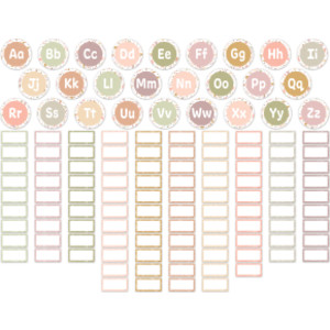 Terrazzo Tones Word Wall Bulletin Board Set, 125 Pieces