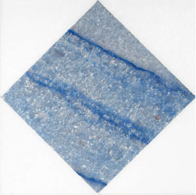 Pietra Visivo Collection Thassos Select Honed And Azul Macaubas Select Polished 6×6 Asquare Mosaic Mixed