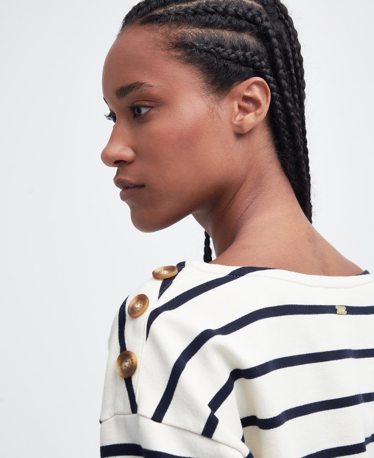 Caroline Striped Sweatshirt image number 4