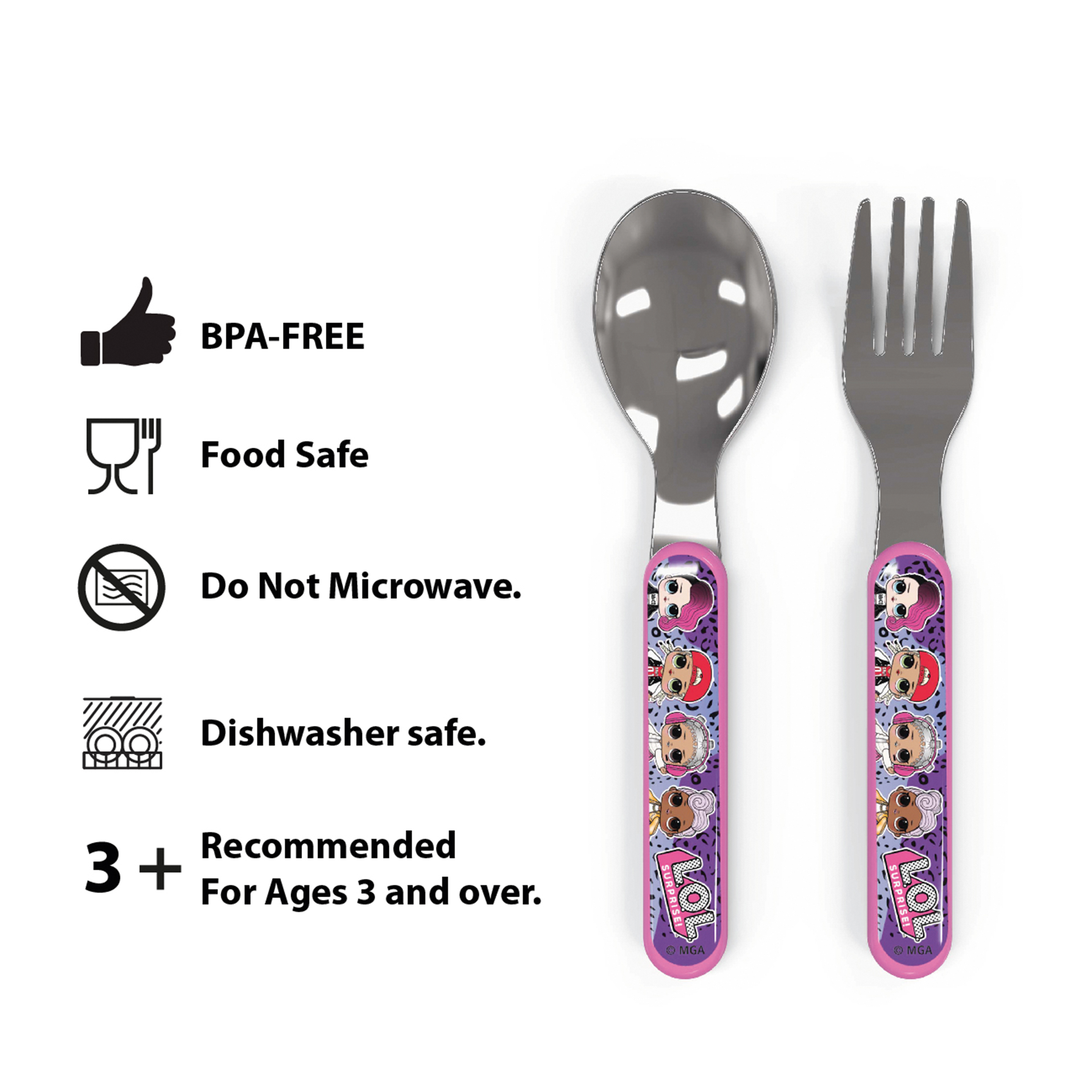 LOL Surprise Dinnerware Set, We Run the World, 5-piece set slideshow image 8 LOL Surprise Dinnerware Set, We Run the World, 5-piece set slideshow image 8