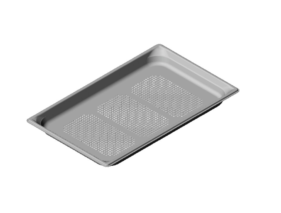 Rendering of Super Pan 3 perforated pan 90013