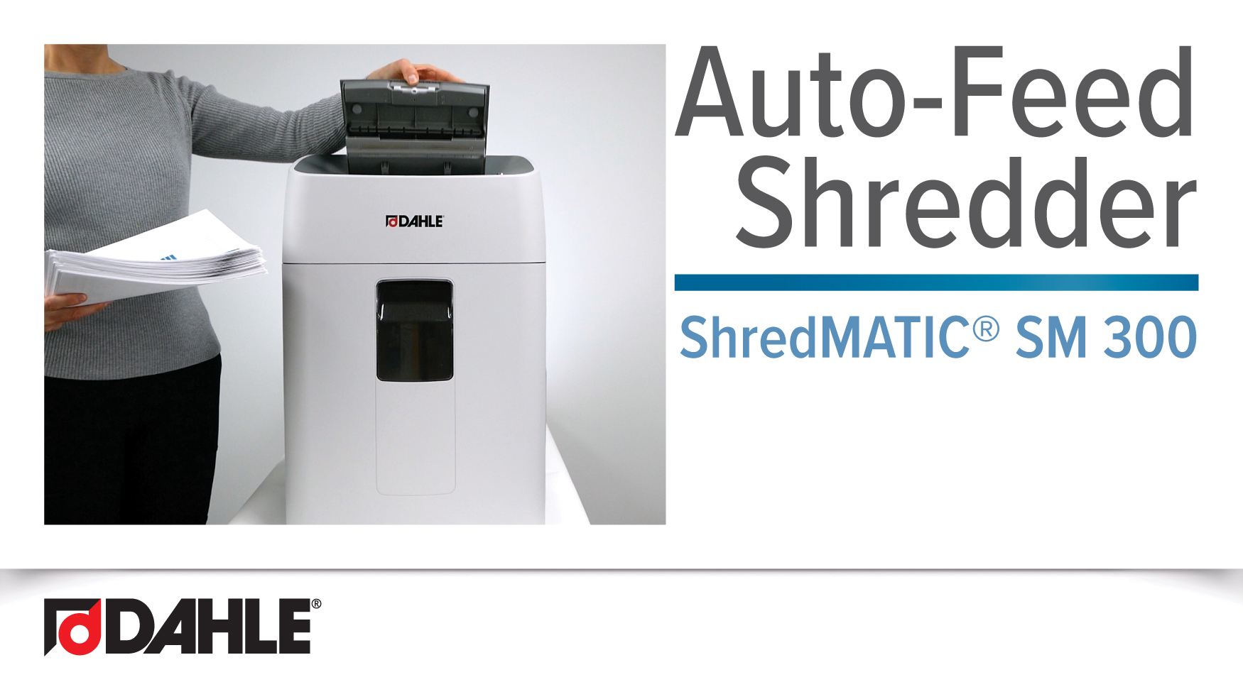 <big><strong>ShredMATIC® SM 300 </strong></big><br>Auto-Feed Shredder