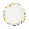 Boardwalk, Deerfield Printed Paper Plates, 9" dia, Coated/Soak Proof, Multicolor