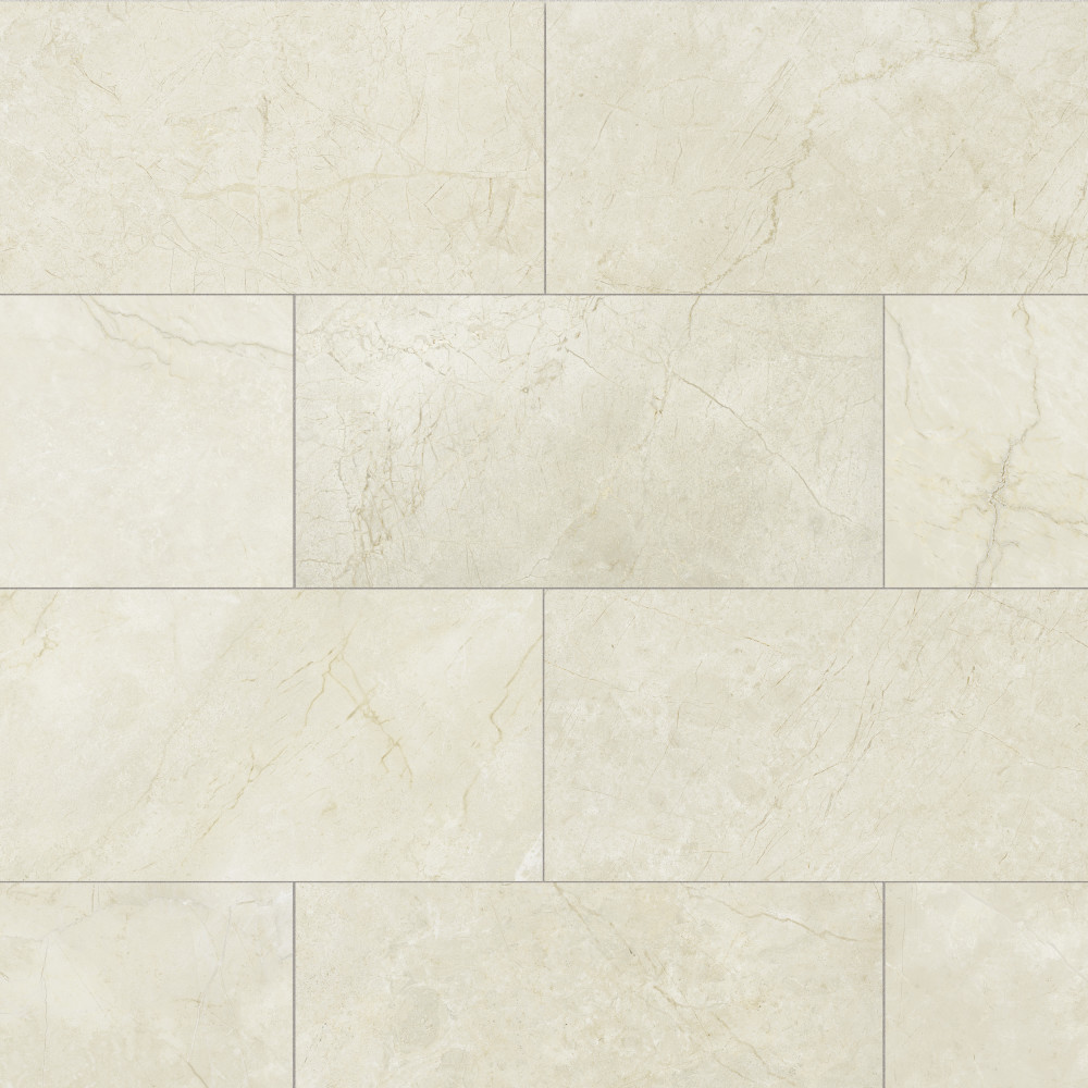 Reve Beige 11-3/4 in. x 23-1/2 in. Porcelain Floor and Wall Tile