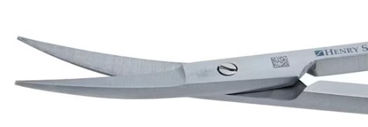 Henry Schein Iris Scissors, Curved, Standard