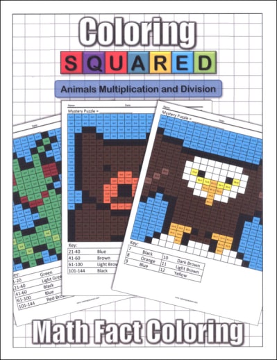 Coloring Squared: Animals Multiplication and Division