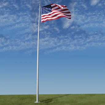 Deluxe IH Series 30ft Flagpole - ECA30IH - Available in 4 Finishes - Made In USA