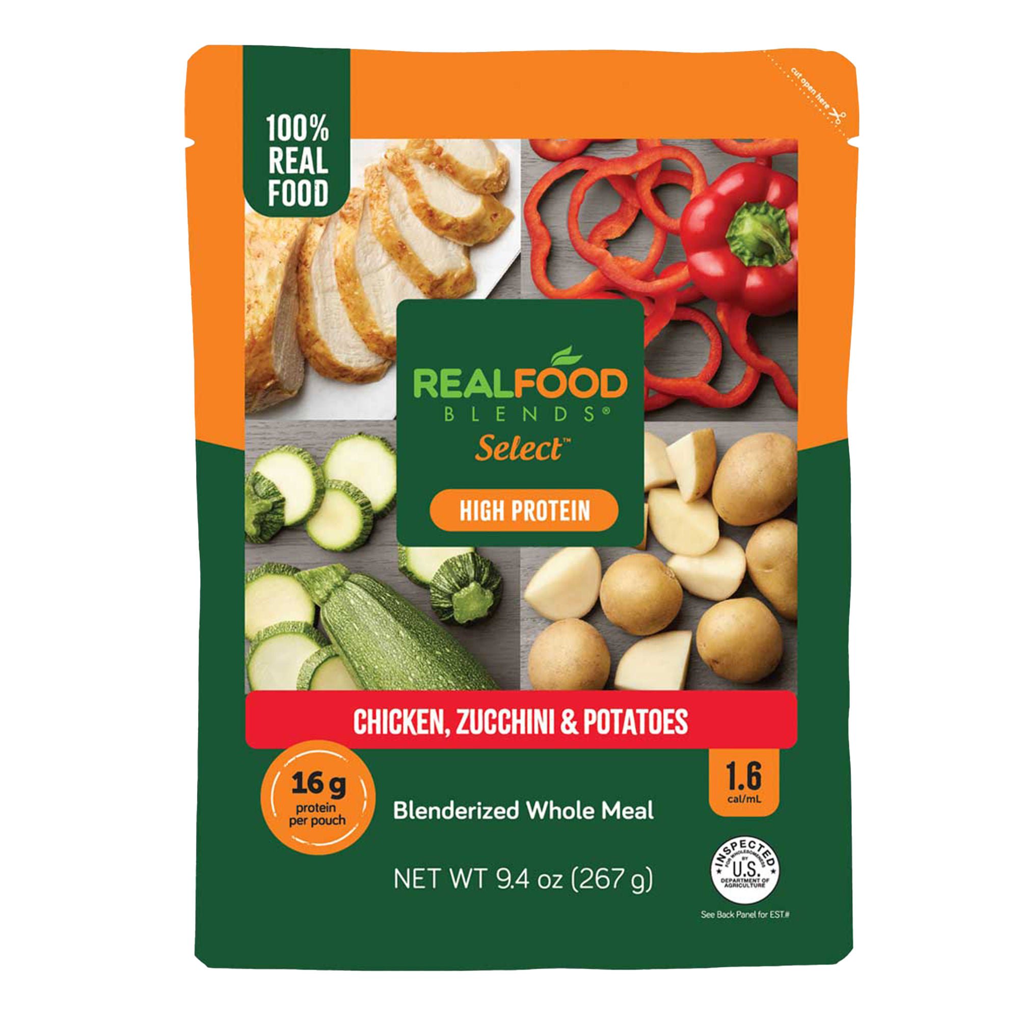 Nutritionals Medicinals FEED, ENTERAL REAL FOOD BLENDSCHICKEN/ZUCCHINI/POTATO 9.4OZ