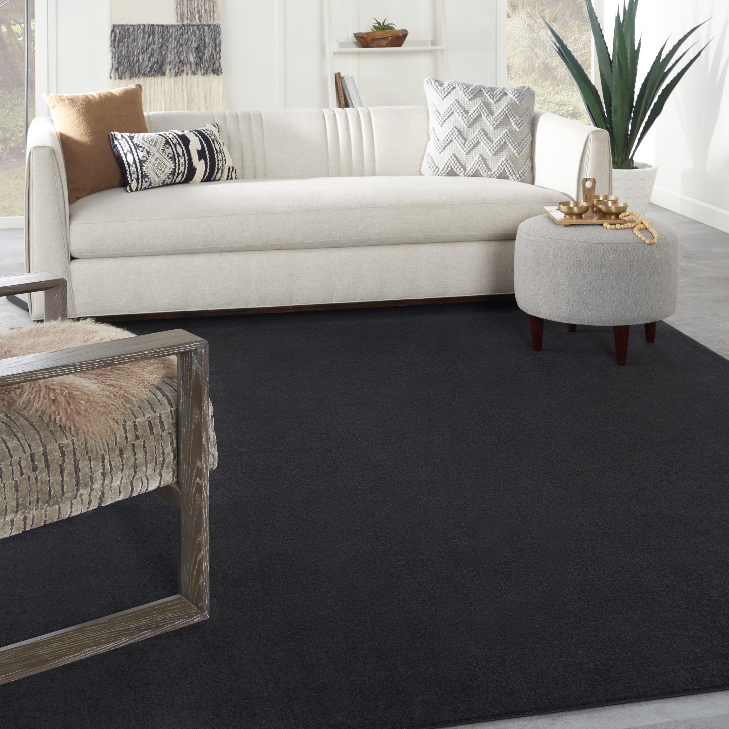 Nourison Nourison Essentials 8' x 11' Black Outdoor Rug
