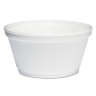 Dart, Foam Container, Extra Squat, 8 oz, White