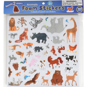 Foam Stickers - Animals - Pack of 168