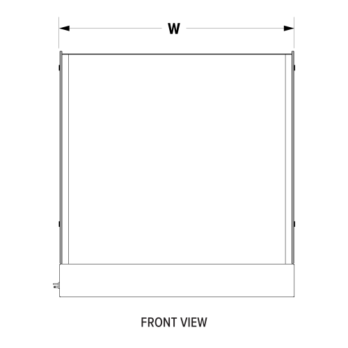 Engineering front view