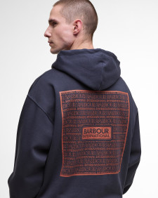 Lever Graphic Hoodie Dark Navy