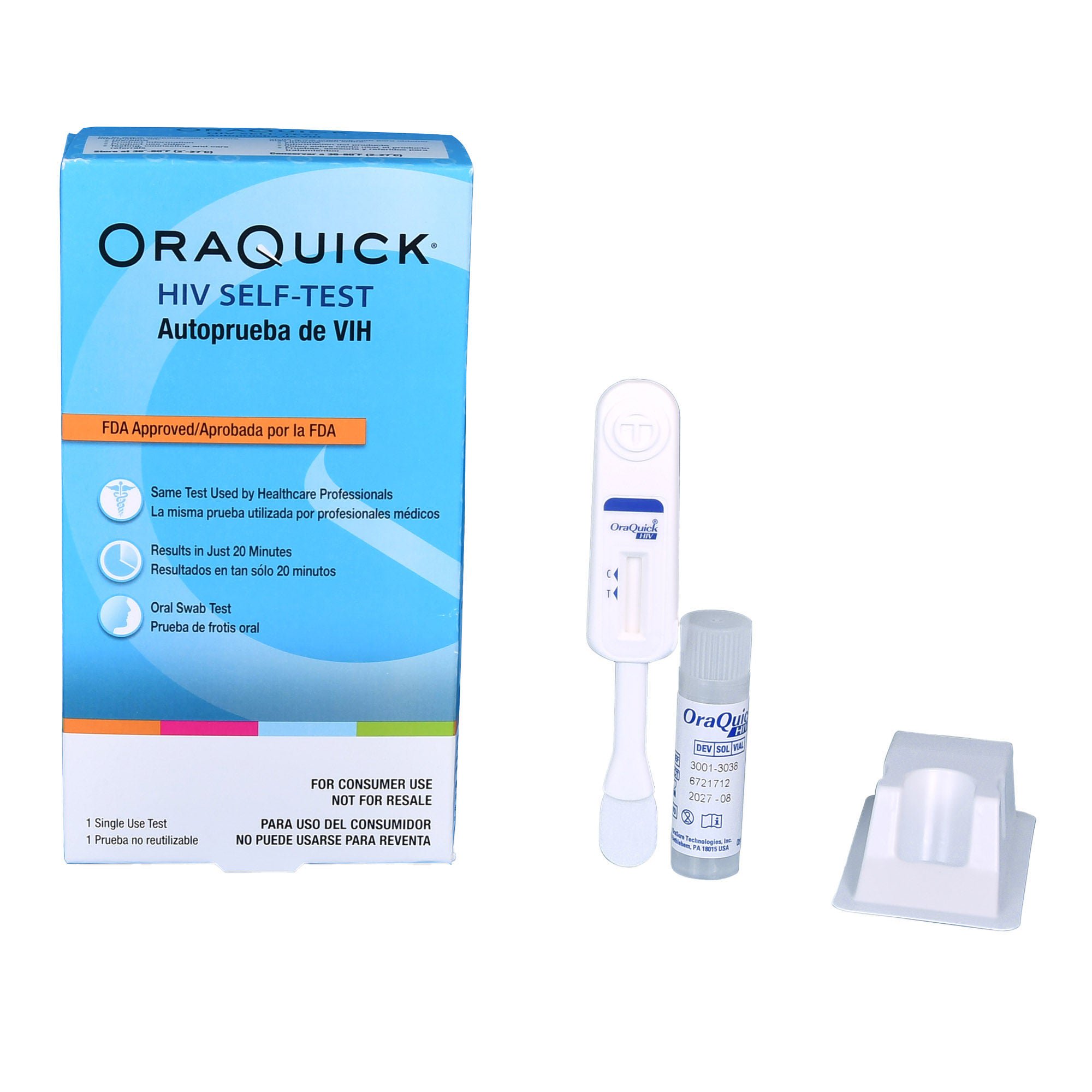 OraQuick® HIV-1 & HIV-2 Self-Test, FDA-Approved for Consumer Use