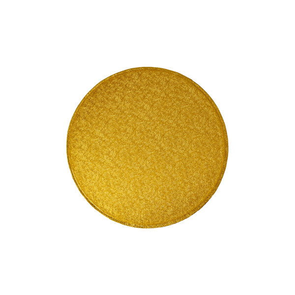 12" Round Gold Foil Cake Board