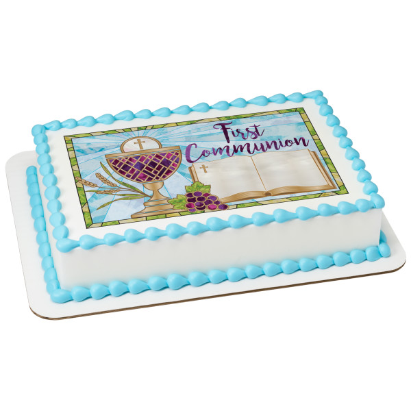 First Communion PhotoCake® Edible Image®