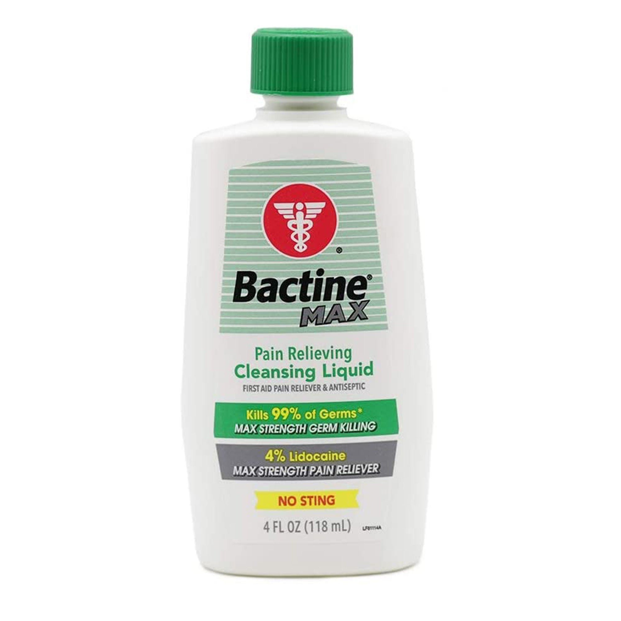 Bactine® MAX Pain Relieving Antiseptic, 4-ounce bottle