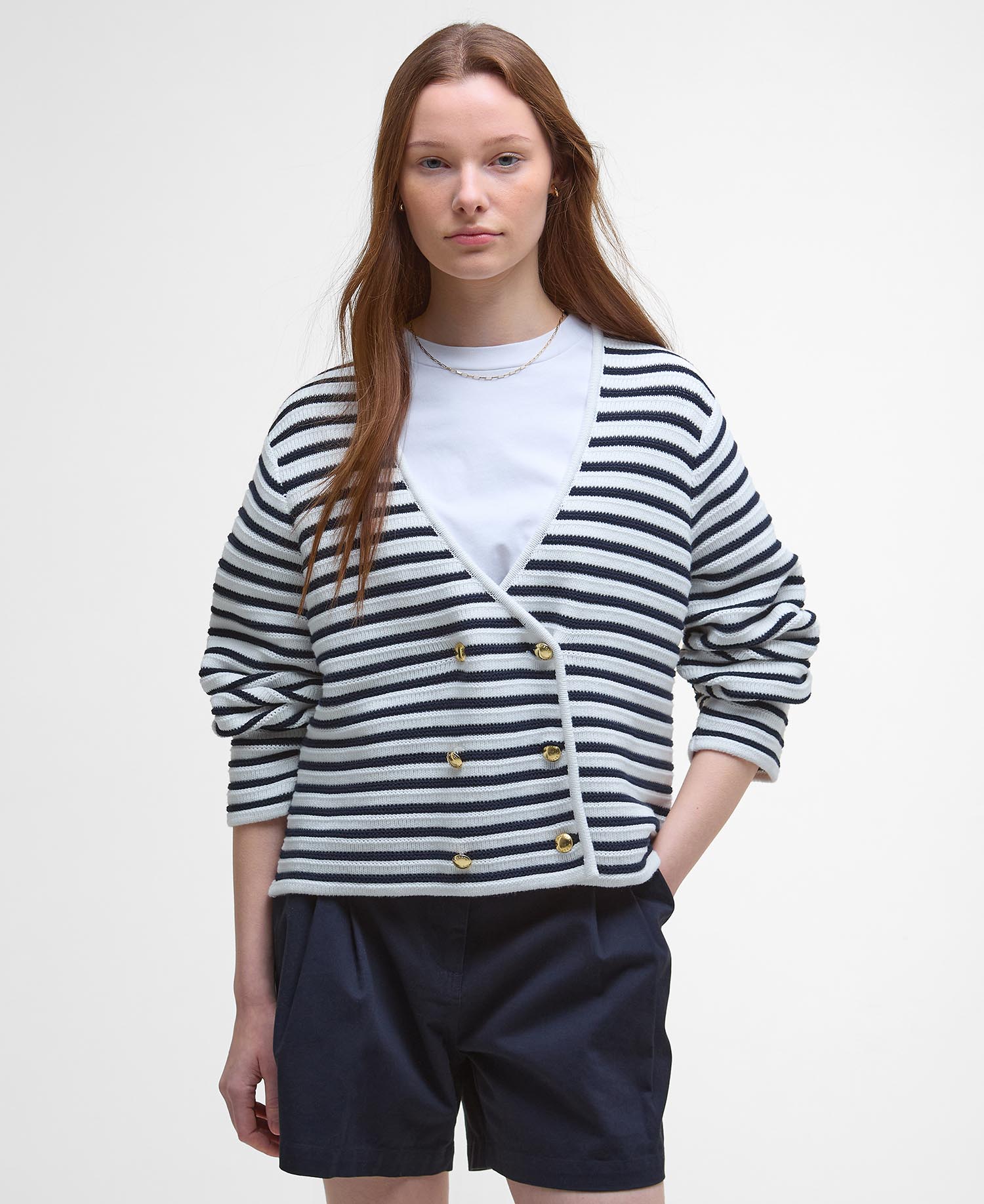 Abby Striped Cardigan image number 0