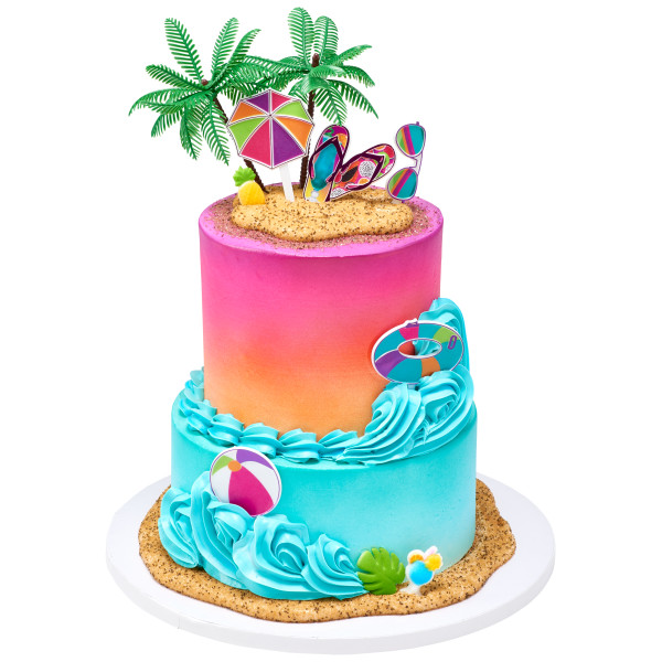 Tropical Summer Assortment Dec-Ons® Decorations