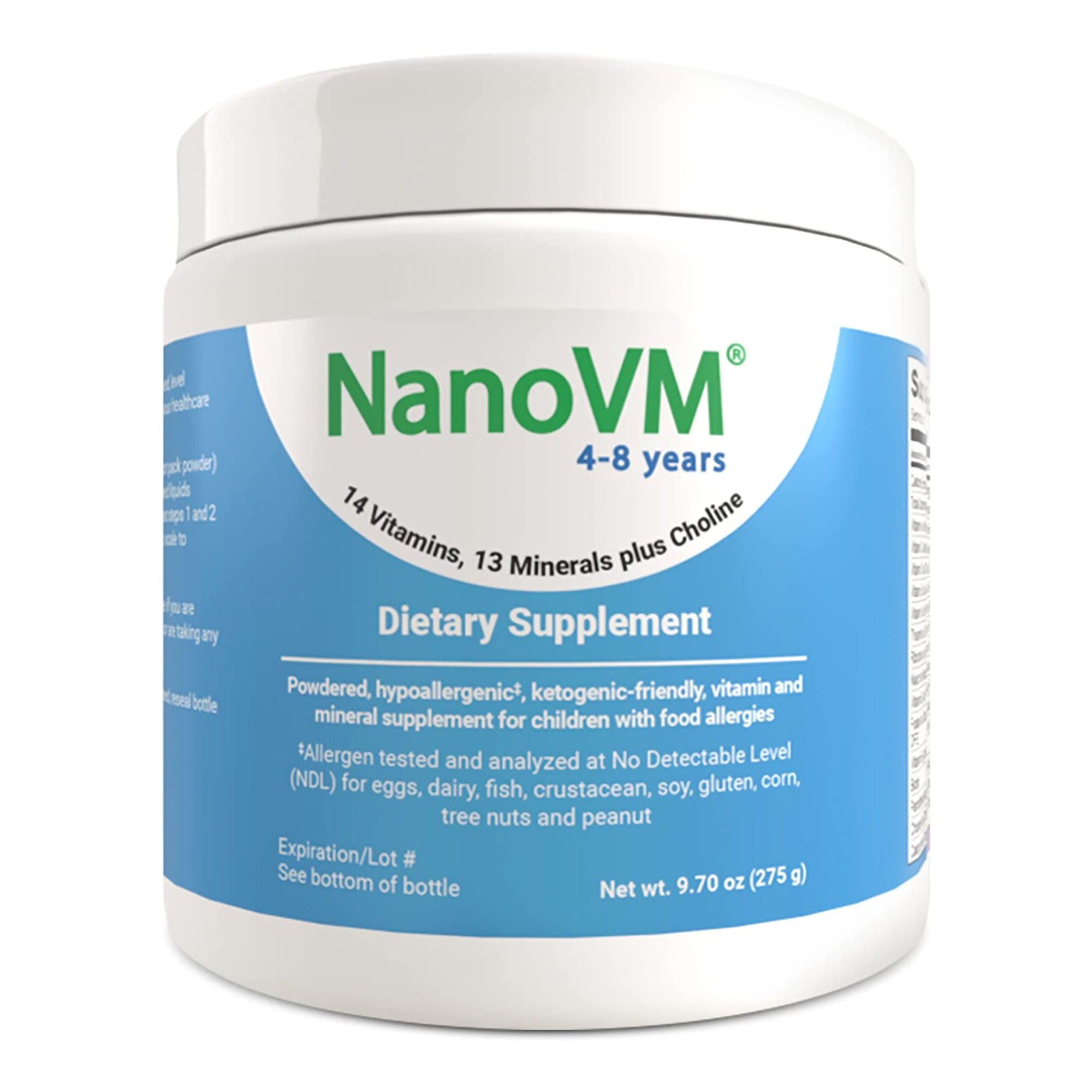 NanoVM® Dietary Supplement for 4 – 8 Years, 275-gram Jar