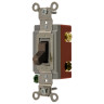 HBL® Toggle Switch Extra Heavy Duty Industrial Series 20A 120/277V 4-Way Brown