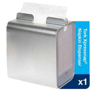 Tork, N4 Xpressnap® Image,  Napkin Dispenser, Silver