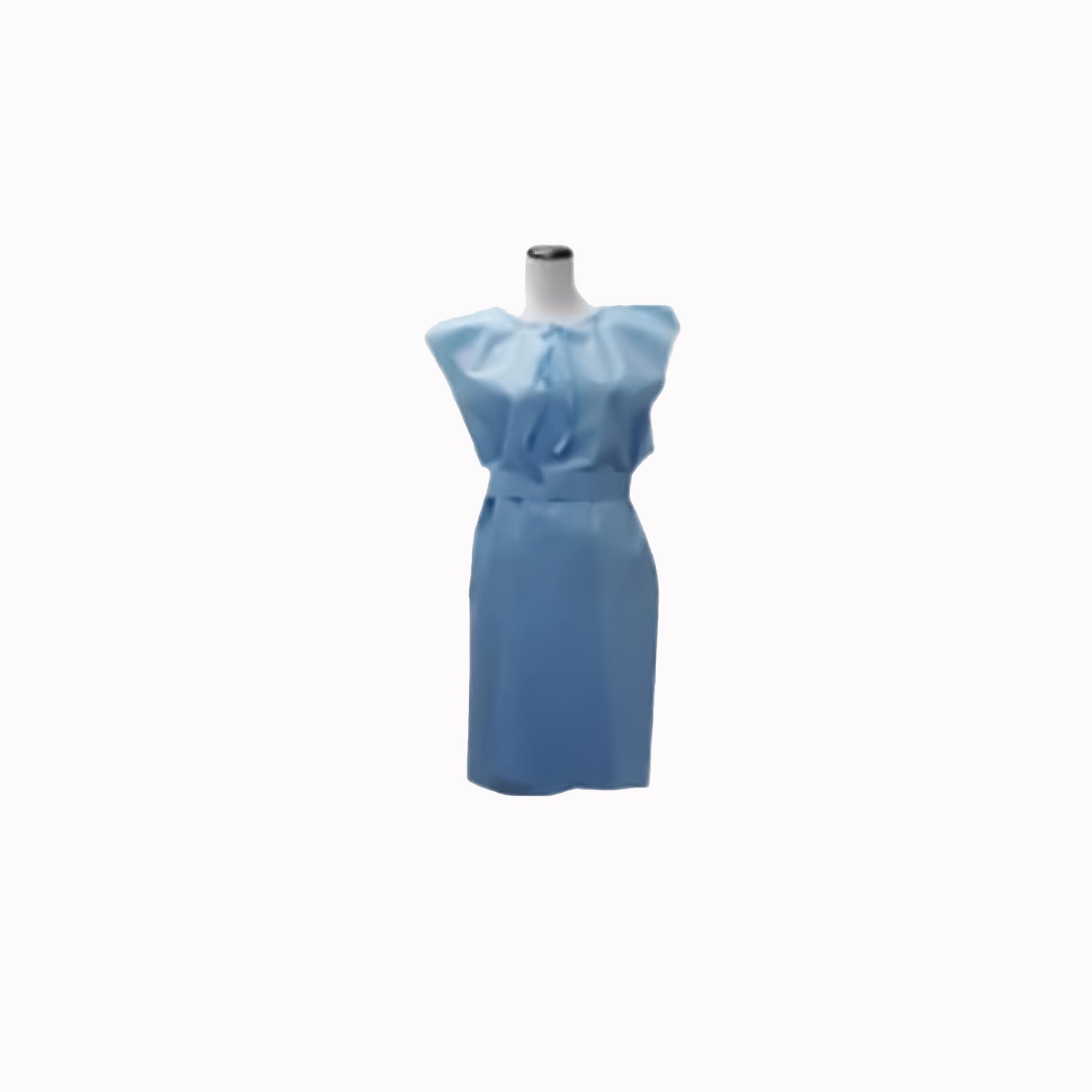 Patient Exam Gown Premium 2X-Large Blue Disposable