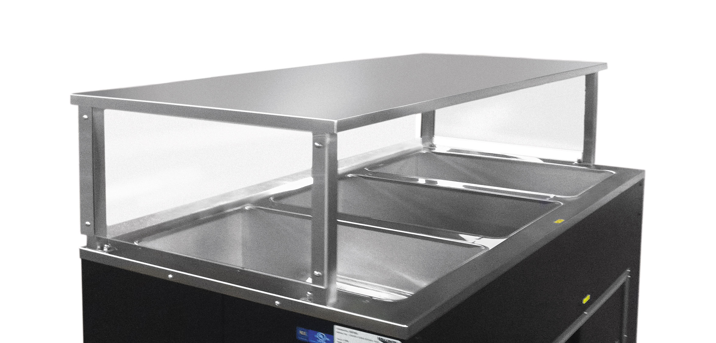 46-inch 2-Series Affordable Portable™ Hot Food Station with solid base ...