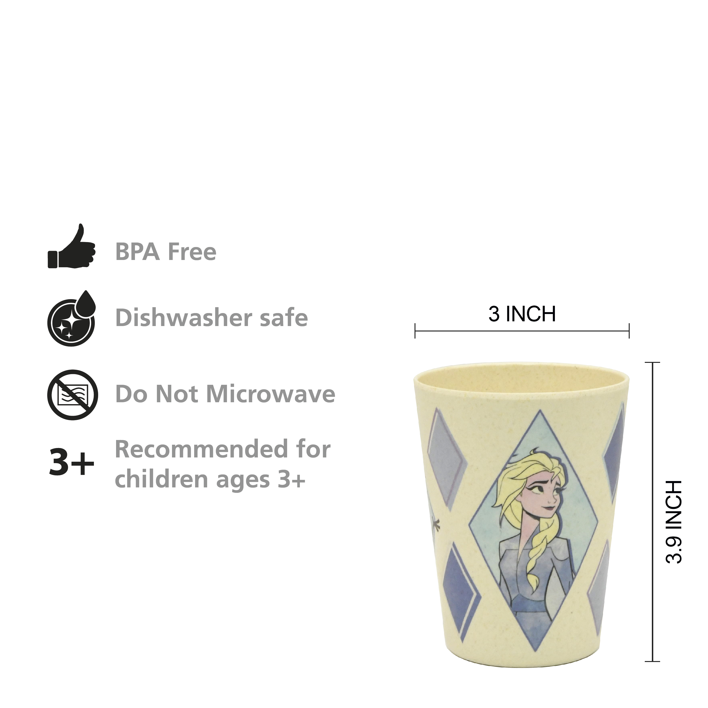 Disney Frozen 2 Movie Kids 3-piece Dinnerware Set, Anna and Elsa, 3-piece set slideshow image 8 Disney Frozen 2 Movie Kids 3-piece Dinnerware Set, Anna and Elsa, 3-piece set slideshow image 8
