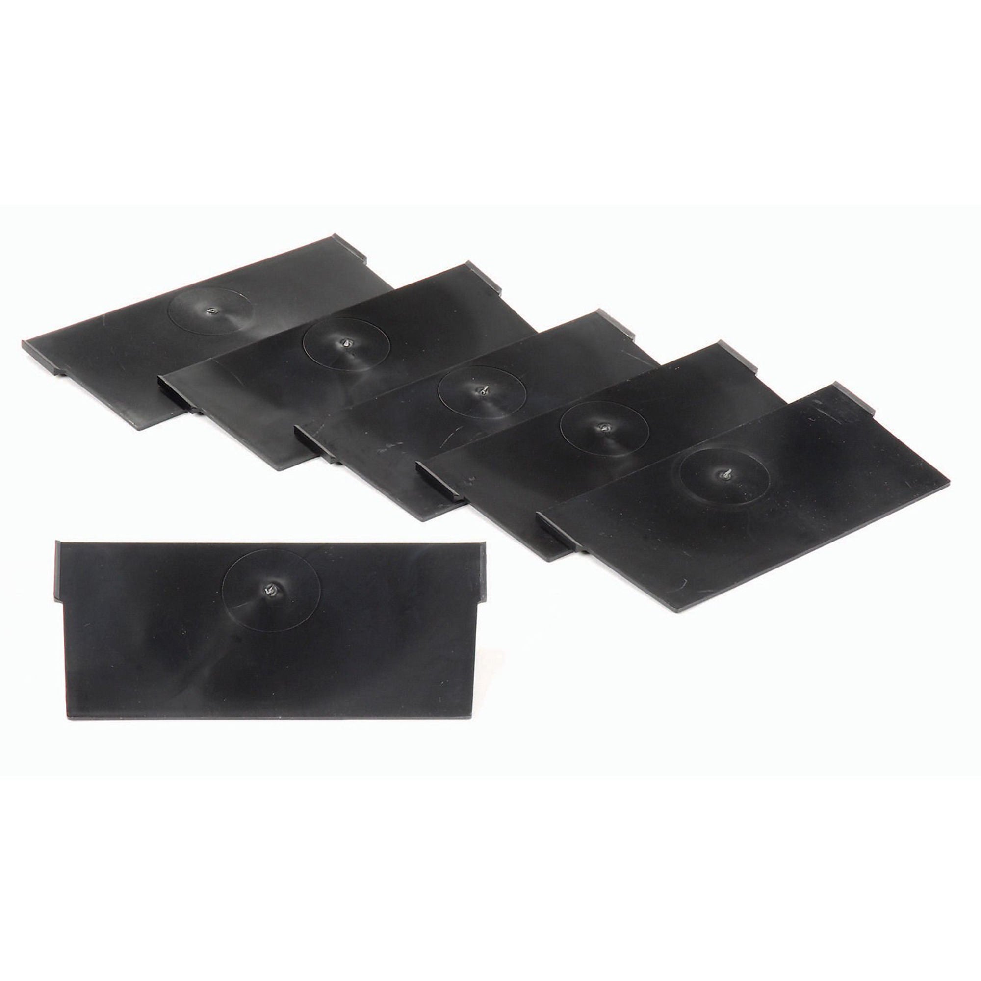 Bin Width Divider Akro-Mils® 10 Inch Length Black Polypropylene