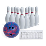 Champion Sports Plastic Bowling Ball & Pin Set CHSBPSET