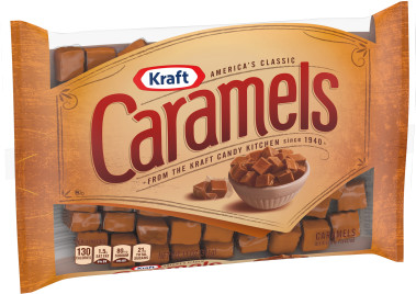 Kraft Kraft America's Classic Individually Wrapped Candy Caramels, 11 oz Bag