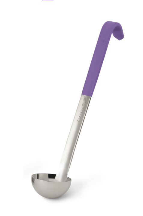 Louche monobloc de 0,235 L avec manche Kool-Touch® violet
