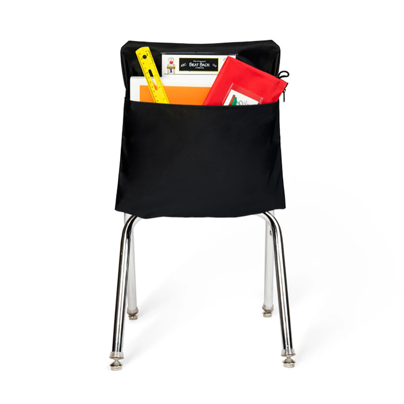 Seat Sack, Standard Size, 14" Pocket, Black