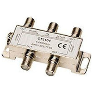 4-Way Coax Splitter, 2.4 GHz