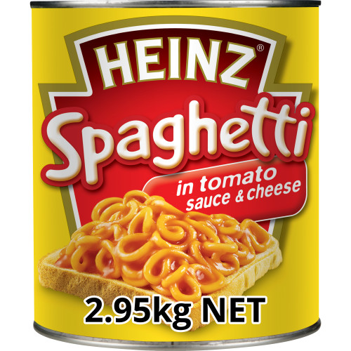  Heinz® Spaghetti in Tomato Sauce & Cheese 2.95kg 