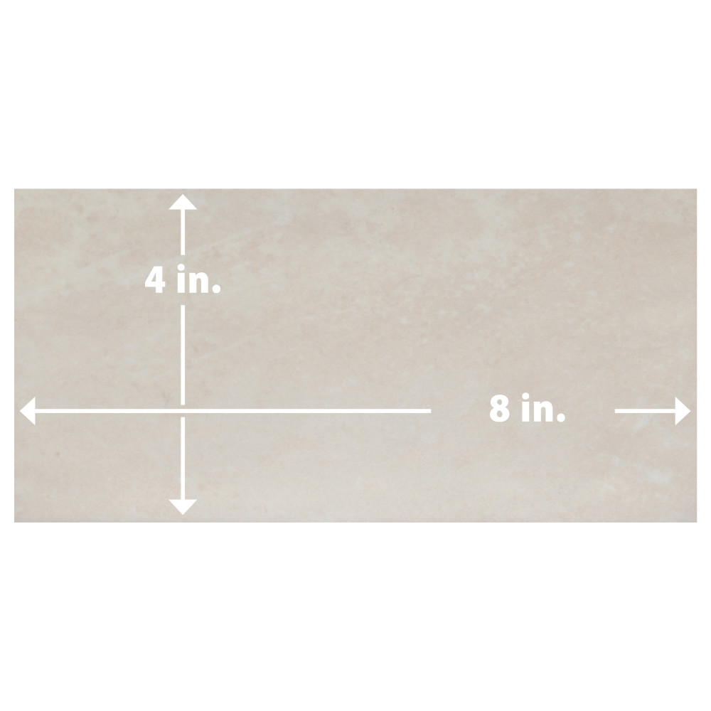 Camden Antique Bianco 4 in. x 8 in. Ceramic Wall Tile