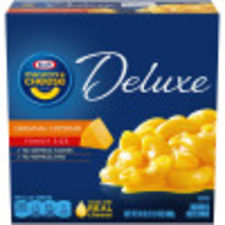 Kraft Deluxe Original Cheddar Macaroni & Cheese Dinner Family Size, 24 oz Box