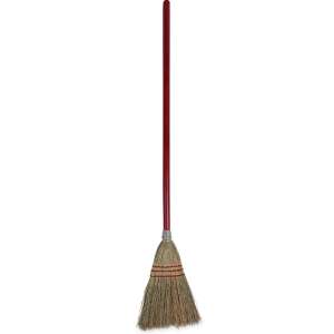 Boardwalk, 7in, Fiber Lobby/toy Broom, Corn Bristles, Red