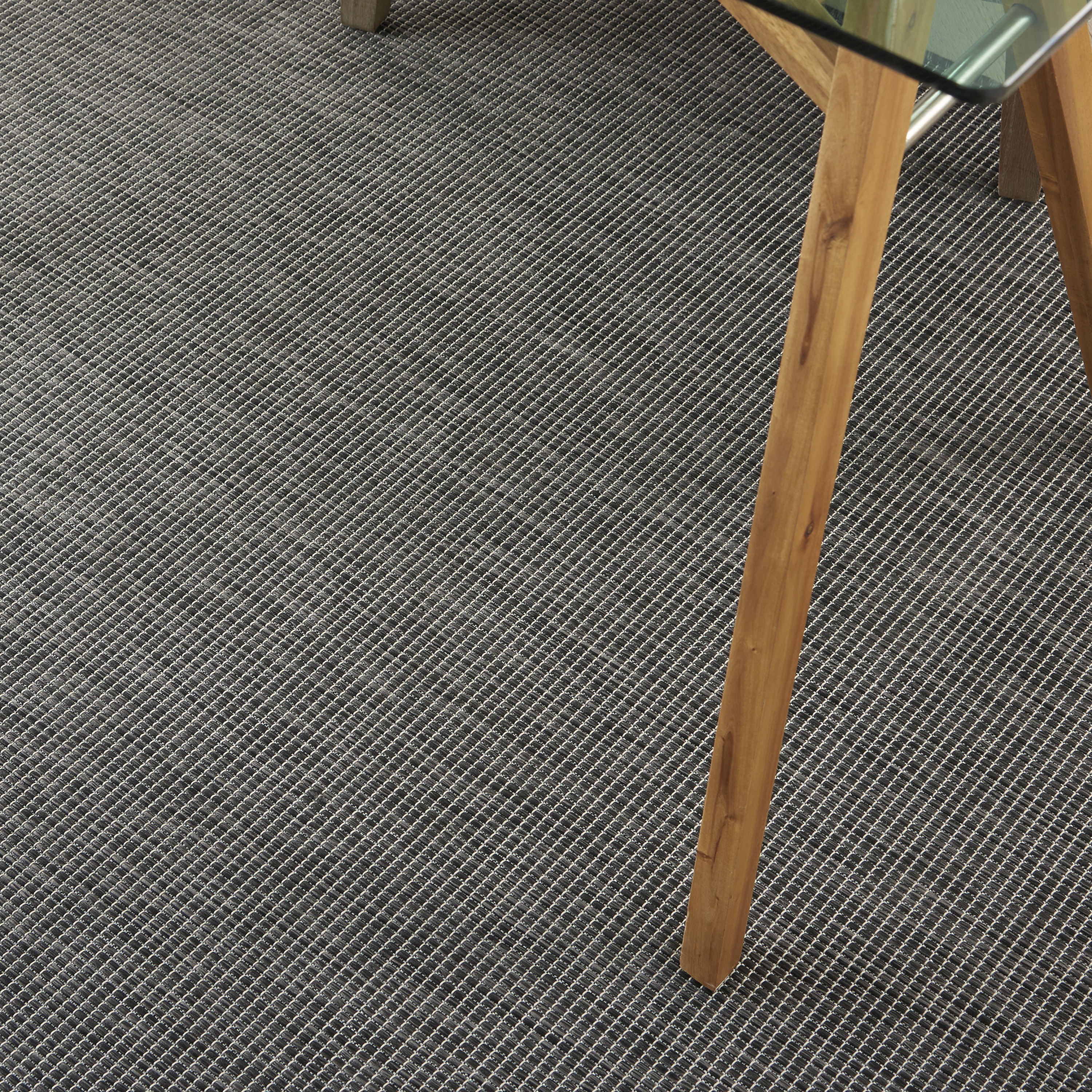 Nourison Positano 4' x 6' Charcoal Modern Rug