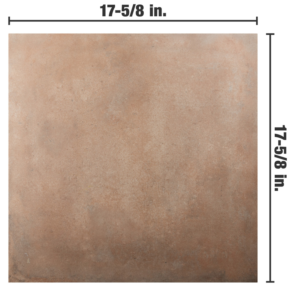 Argile Ferrara 17-5/8 in. x 17-5/8 in. Porcelain Floor and Wall Tile