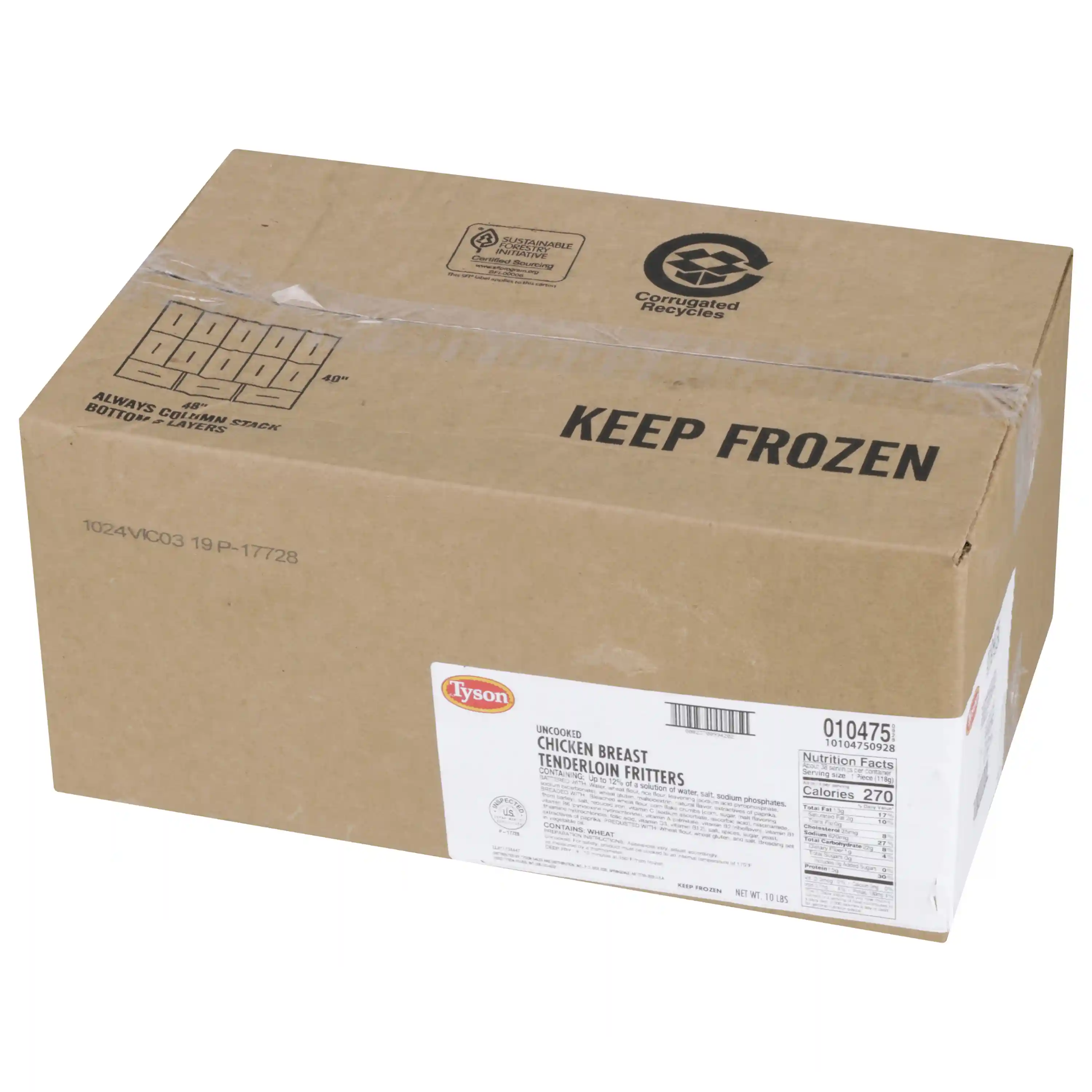 Tyson® Uncooked Chicken Tenderloin Fritters_image_5