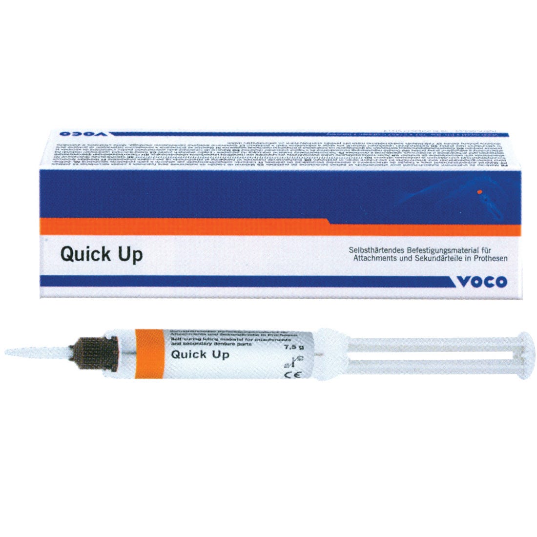 7.5gram Quick Up QuickMix Syringe, Type 10 mixing tips
