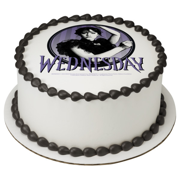 Wednesday PhotoCake® Edible Image®