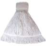 Hillyard, Reflections Nylon Looped-End Finish Mop Head with 5" Headband, Large, White