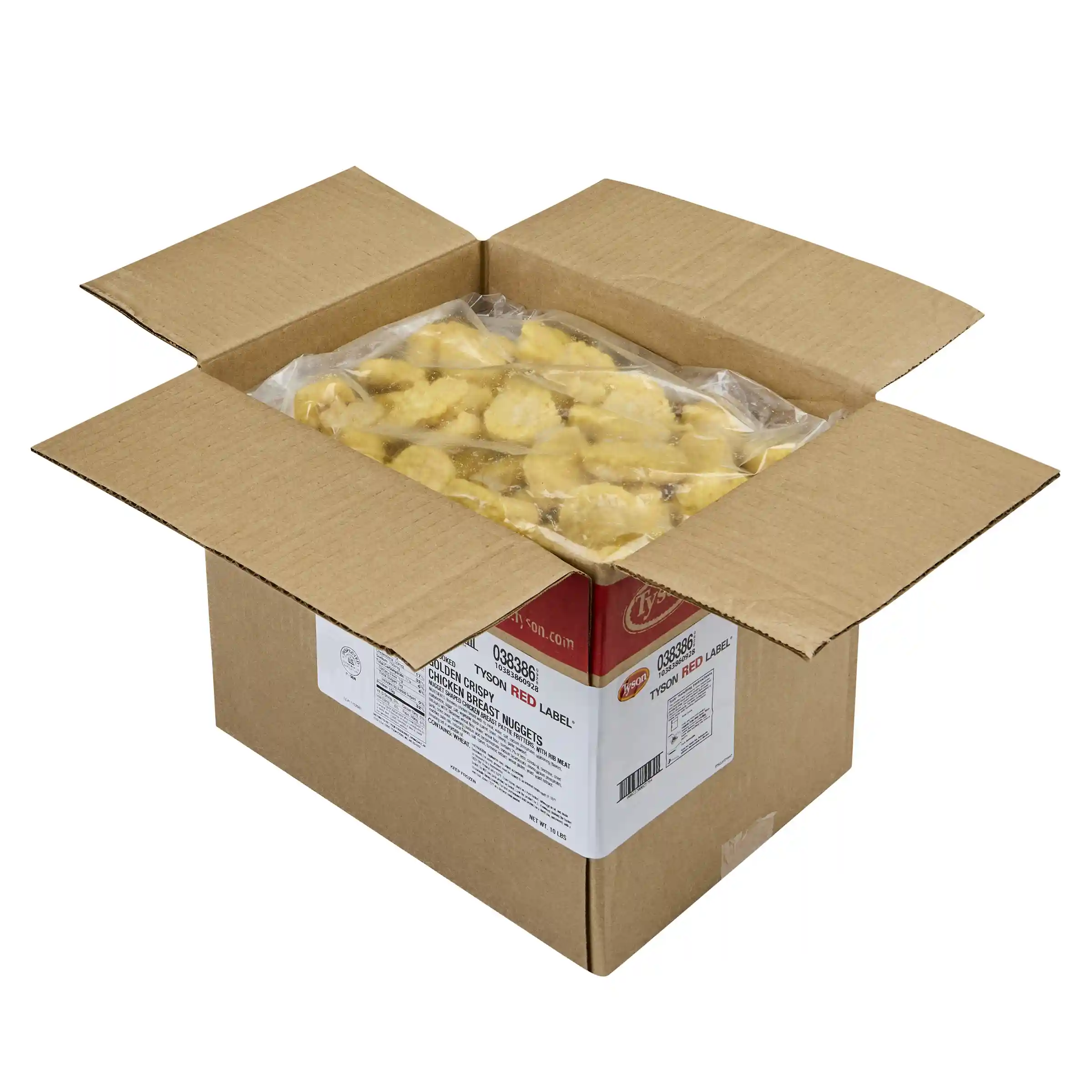 Tyson Red Label® Uncooked Breaded Golden Crispy Chicken Breast Nuggets_image_4