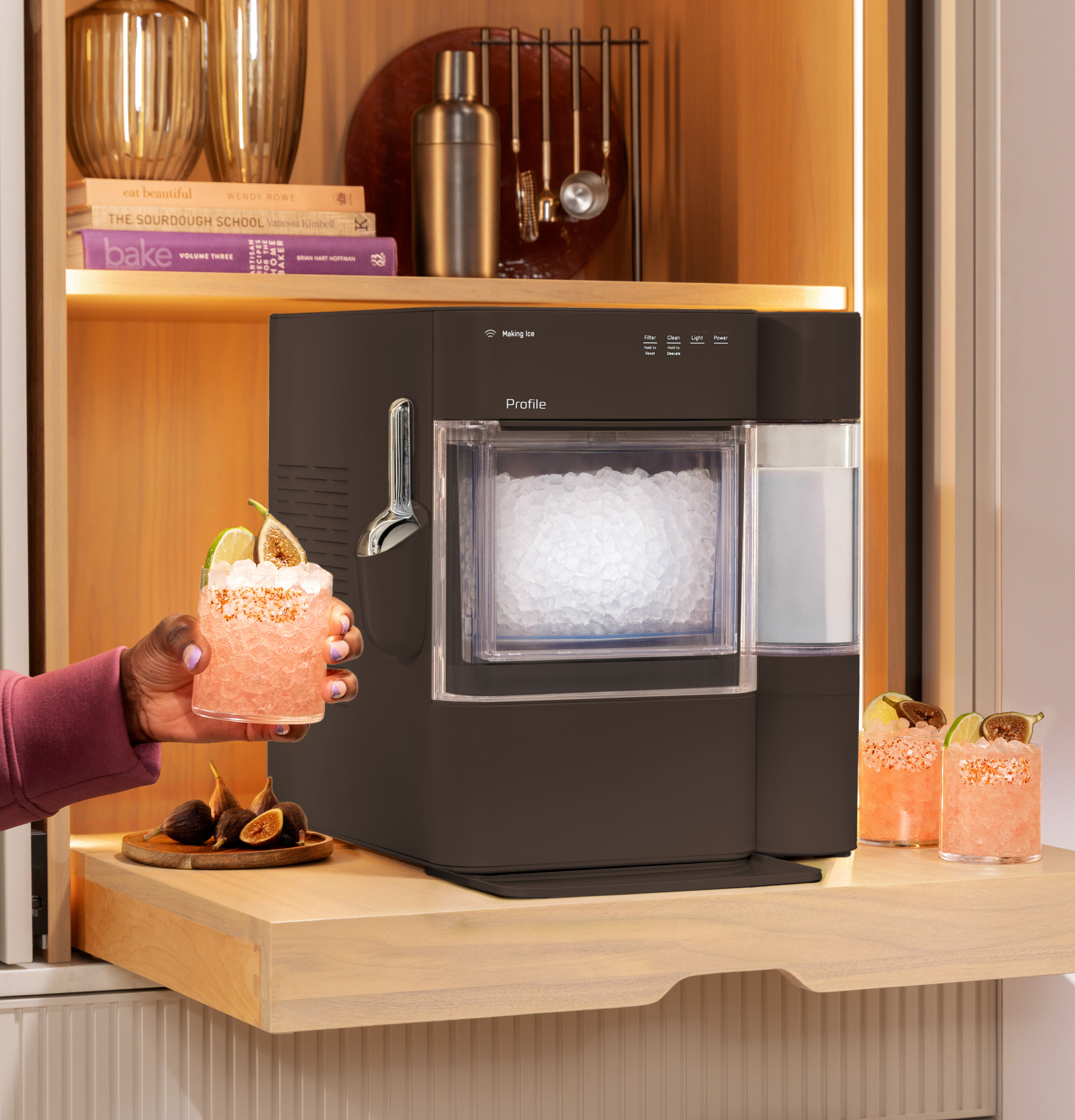 GE Profile™ Opal™ Ultra Nugget Ice Maker with XL Side Tank
