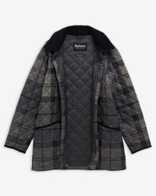 Select Liddesdale Quilted Jacket Navy Winter Dress Tartan
